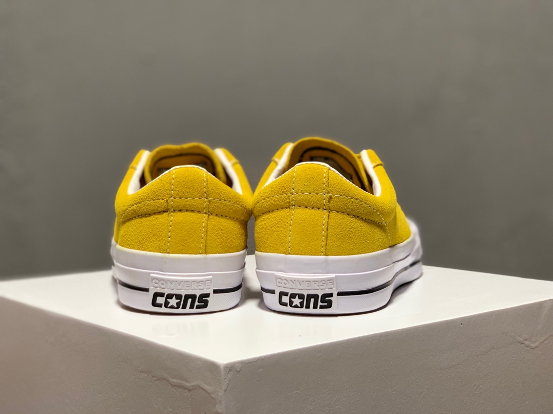 170匡威Converse One Star 经典日产限定木村一星 黄白一星低帮板鞋系列