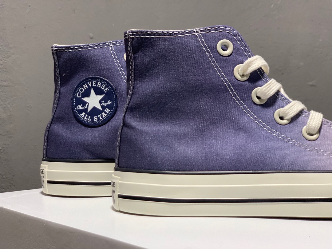 150匡威Converse Chuck Taylor All Star Pastel “灰蓝渐变”明星经典低帮系列休闲百搭硫化板鞋男女鞋原盒