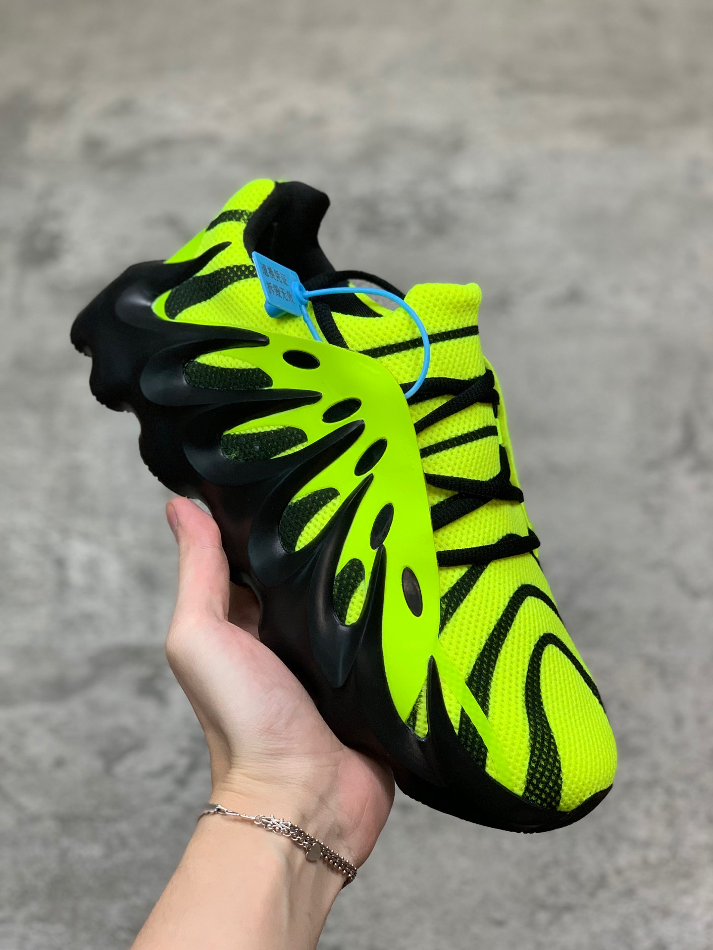 380公司级 阿迪达斯/Adidas Yeezy451  Boost 椰子451 爆米花缓震鞋底 顶级真爆  透气网面 复古运动跑鞋