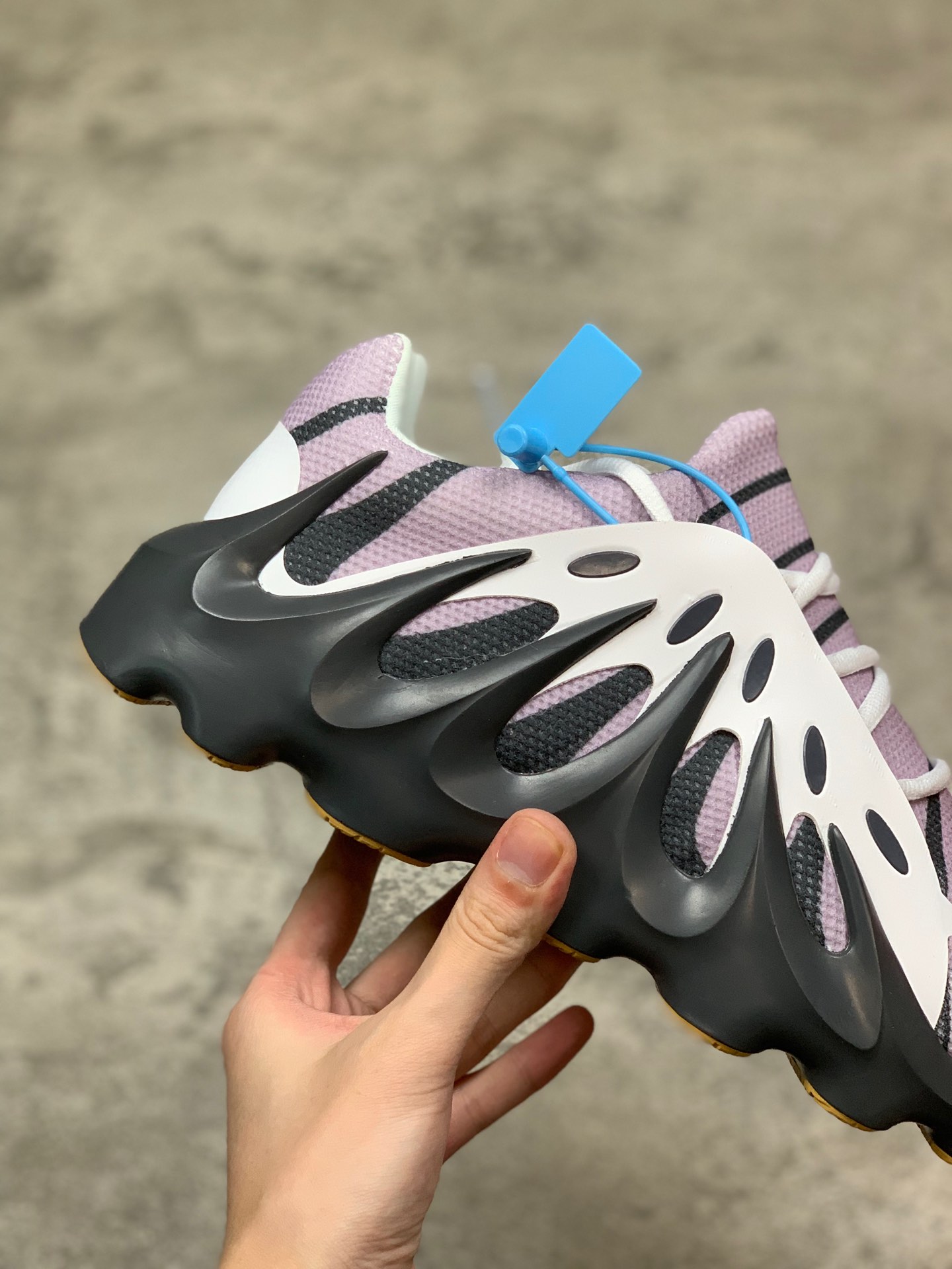 380公司级 阿迪达斯/Adidas Yeezy451  Boost 椰子451 爆米花缓震鞋底 顶级真爆  透气网面 复古运动跑鞋