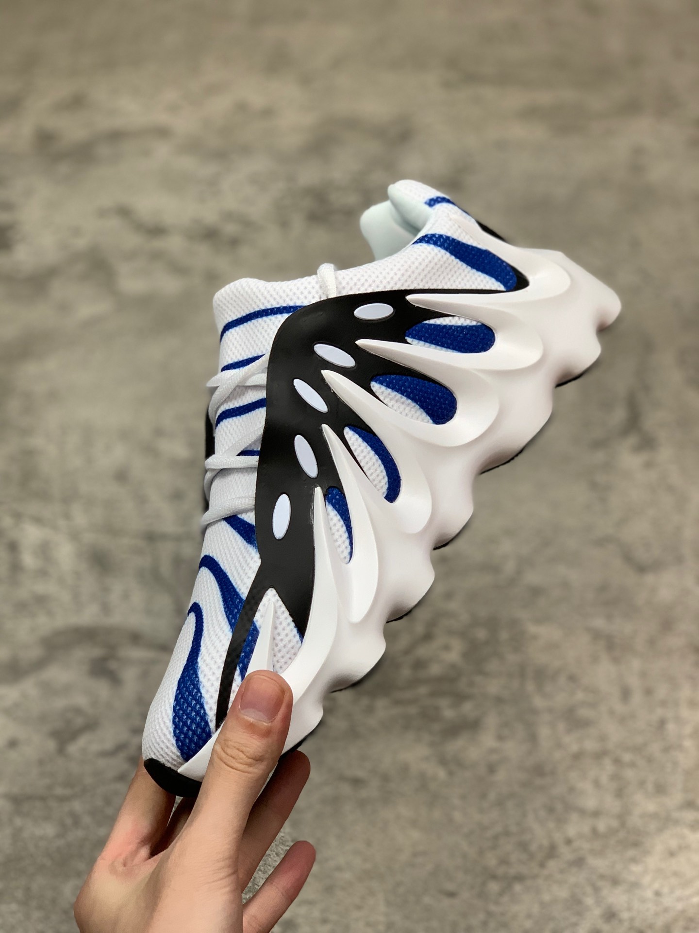 380公司级 阿迪达斯/Adidas Yeezy451  Boost 椰子451 爆米花缓震鞋底 顶级真爆  透气网面 复古运动跑鞋