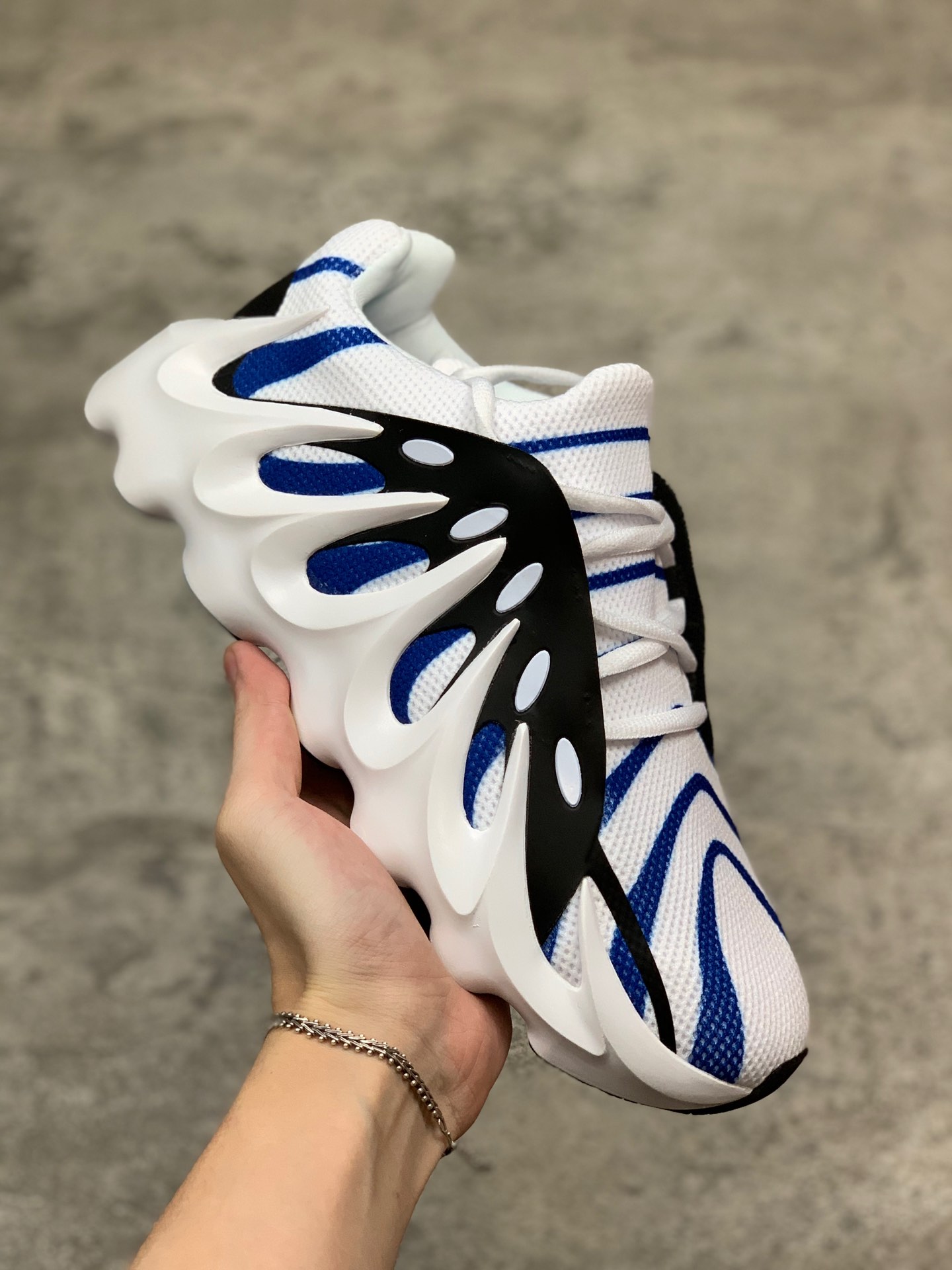 380公司级 阿迪达斯/Adidas Yeezy451  Boost 椰子451 爆米花缓震鞋底 顶级真爆  透气网面 复古运动跑鞋