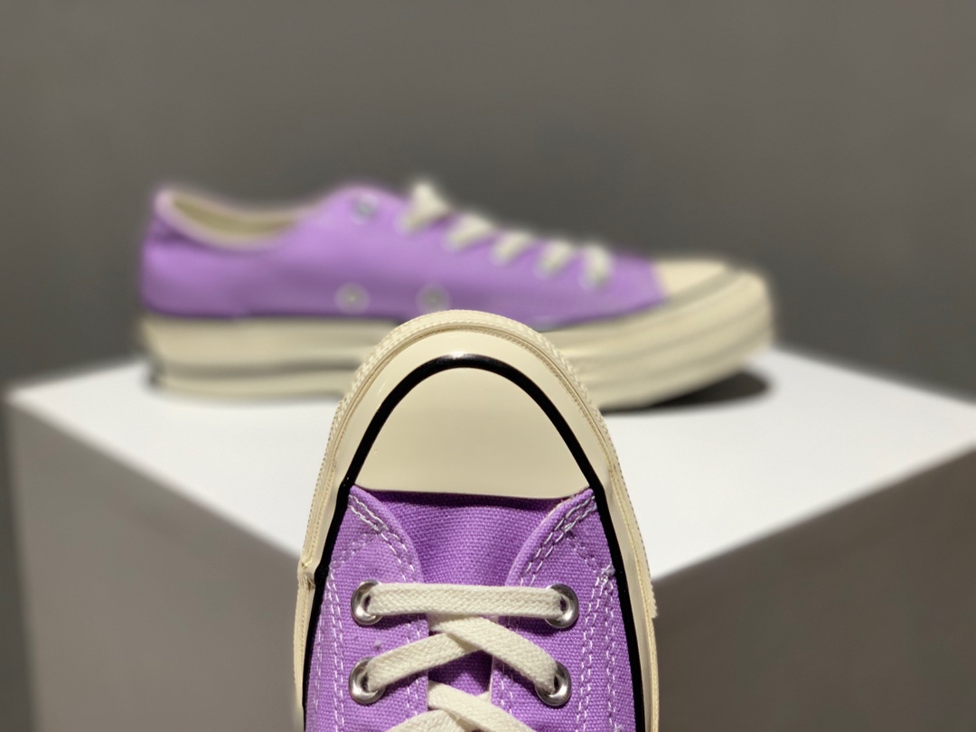 140匡威Converse  Chuck 1970s低帮 紫罗兰系带版型