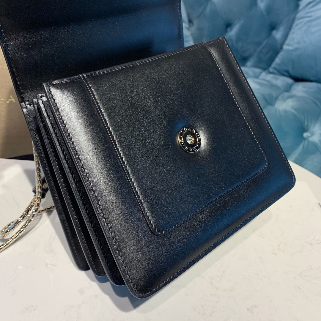 BVLGARI宝格丽Serpenti系列进口原单牛皮手提包38329