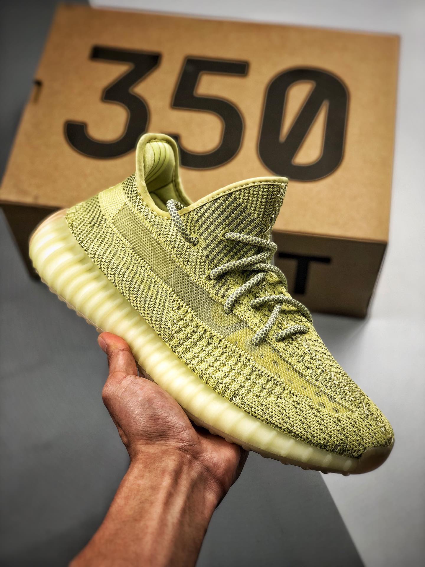 Recogida local Adidas Yeezy 350 Boost V2 Ding Yellow Europe Limited 2.0 Primer lanzamiento expuesto Pedido designado po…