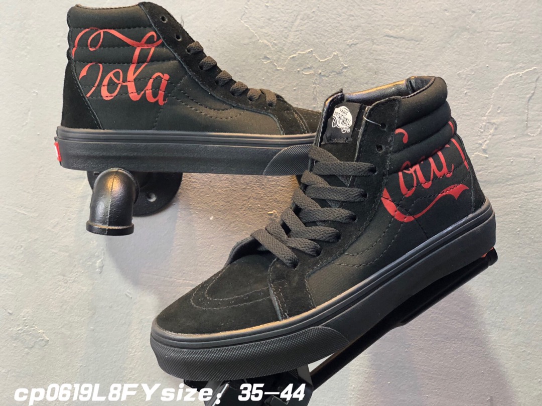 90万斯Vans x Coca Cola OLD Skool  可口可乐 合作限量款 真反绒皮+帆布 紫光防伪标