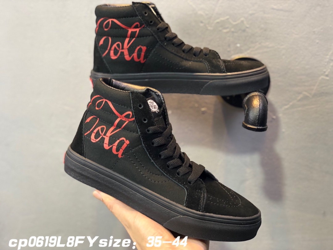 90万斯Vans x Coca Cola OLD Skool  可口可乐 合作限量款 真反绒皮+帆布 紫光防伪标