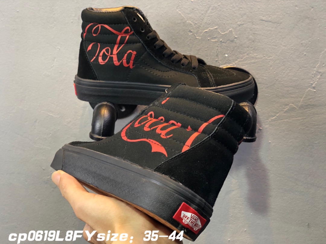 90万斯Vans x Coca Cola OLD Skool  可口可乐 合作限量款 真反绒皮+帆布 紫光防伪标