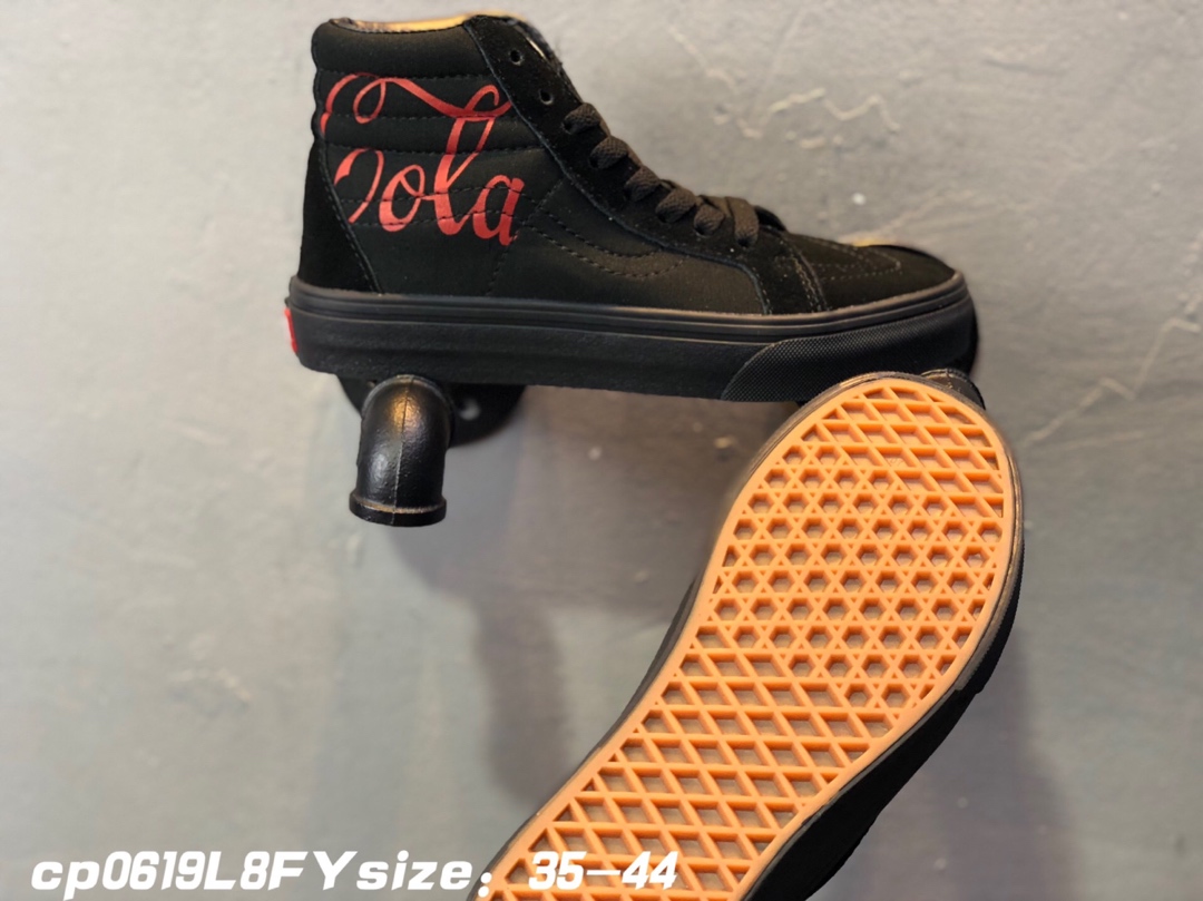 90万斯Vans x Coca Cola OLD Skool  可口可乐 合作限量款 真反绒皮+帆布 紫光防伪标