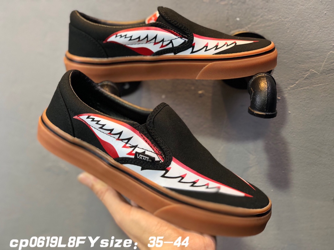 90万斯 VANS Classic Slip-On 情侣时尚一脚蹬低帮帆布板鞋