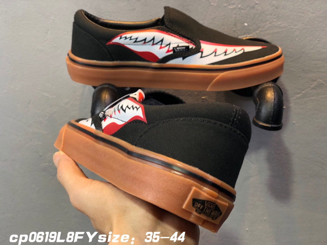 90万斯 VANS Classic Slip-On 情侣时尚一脚蹬低帮帆布板鞋