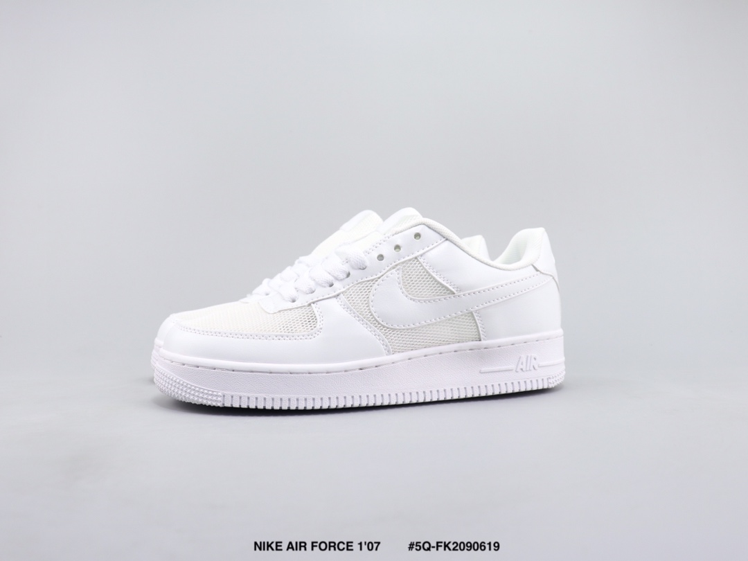105 NIKE AIR FORCE 1'07 耐克空军一号低帮板鞋 皮革织物拼接材质