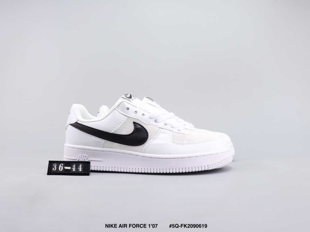 105 NIKE AIR FORCE 1'07 耐克空军一号低帮板鞋 皮革织物拼接材质