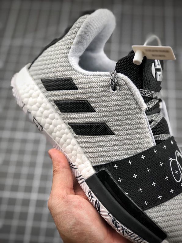 150 #【全网首发 最高工艺】Adidas HARDEN LS 3 BUCKLE 哈登三代针织开衫绑带 巴斯夫真爆原装级 Boost助力实战所向披靡官方货号：AQ0035