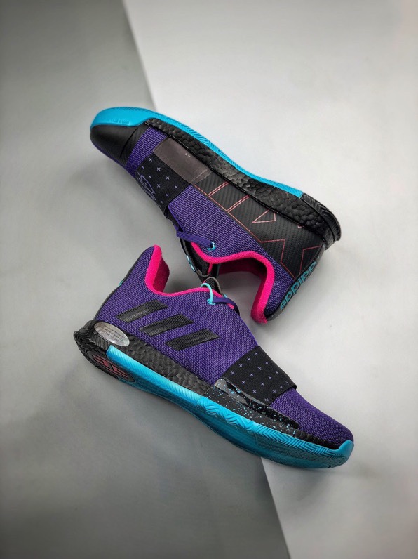 150 #【全网首发 最高工艺】Adidas HARDEN LS 3 BUCKLE 哈登三代针织开衫绑带 巴斯夫真爆原装级 Boost助力实战所向披靡官方货号：AQ0035