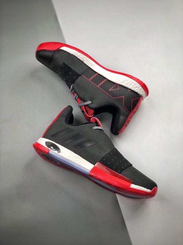 150 #【全网首发 最高工艺】Adidas HARDEN LS 3 BUCKLE 哈登三代针织开衫绑带 巴斯夫真爆原装级 Boost助力实战所向披靡官方货号：AQ0035