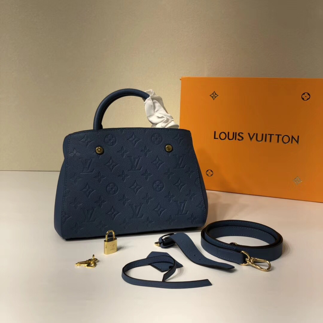 Louis Vuitton LV Montaigne BB Best
 Bags Handbags Empreinte​ Cowhide Fabric