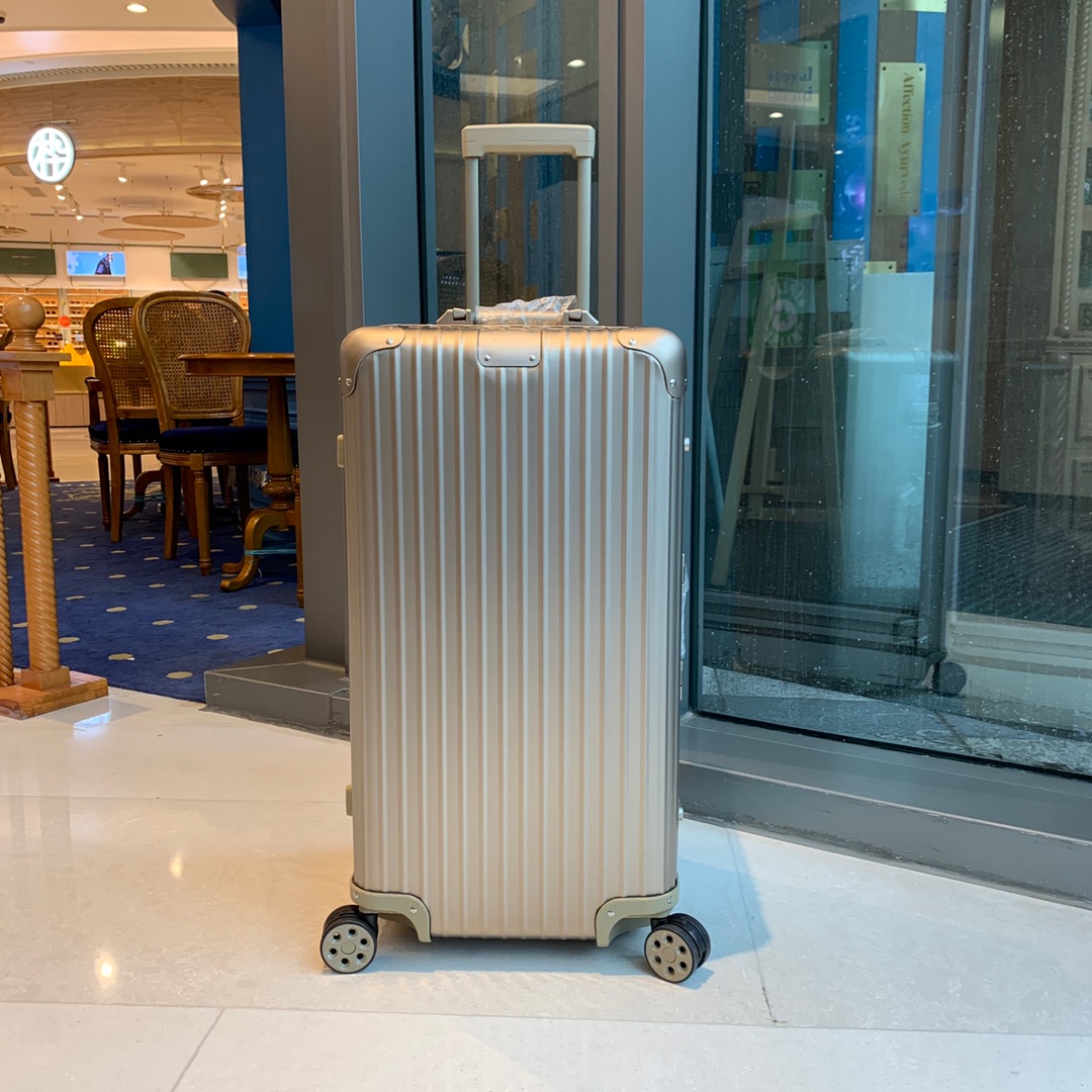 Rimowa Topas Sport Silver Aluminum-Magnesium Alloy Luggage Suitcase