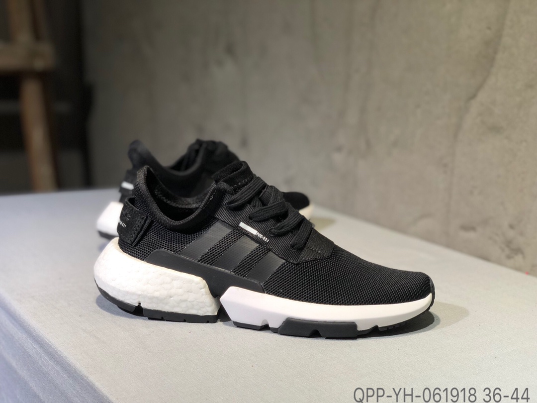 120福利特价 公司级真爆  Adidas POD-S3.1 真爆米花跑鞋