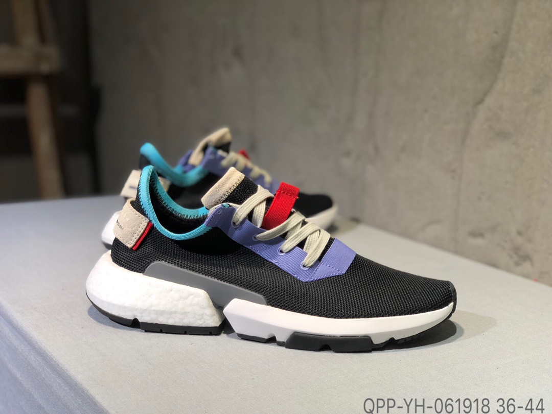120福利特价 公司级真爆  Adidas POD-S3.1 真爆米花跑鞋