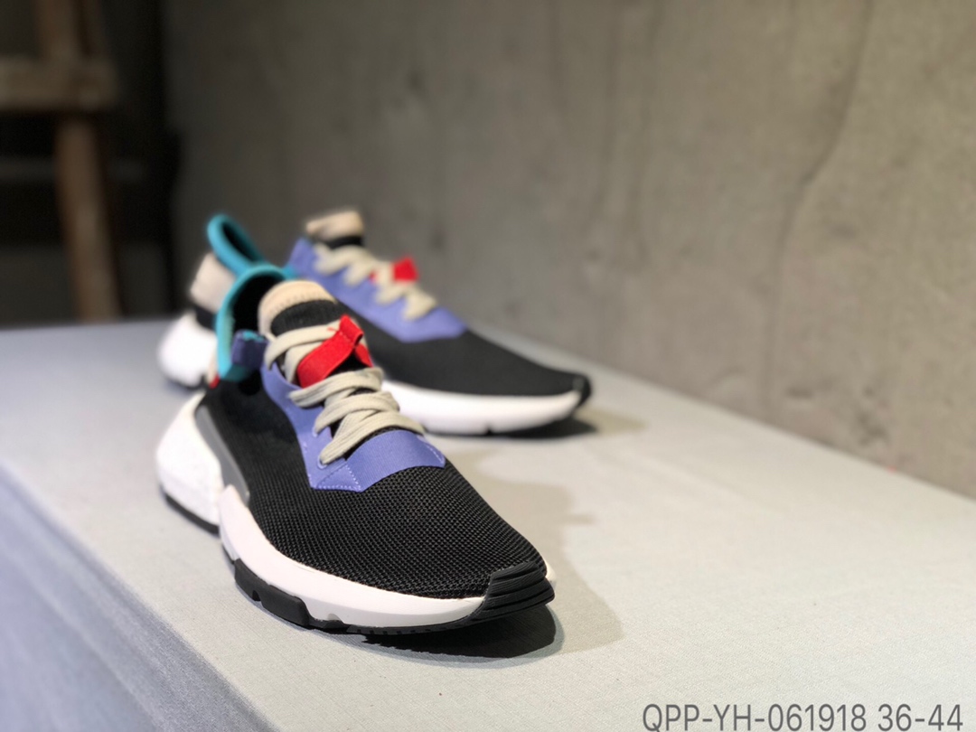 120福利特价 公司级真爆  Adidas POD-S3.1 真爆米花跑鞋