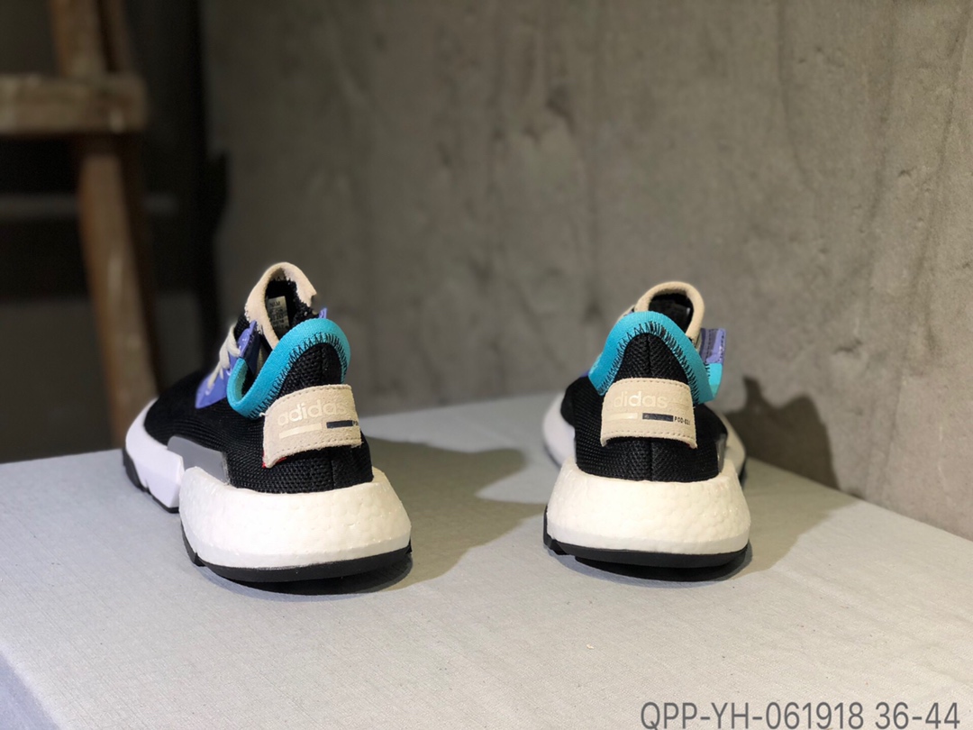 120福利特价 公司级真爆  Adidas POD-S3.1 真爆米花跑鞋