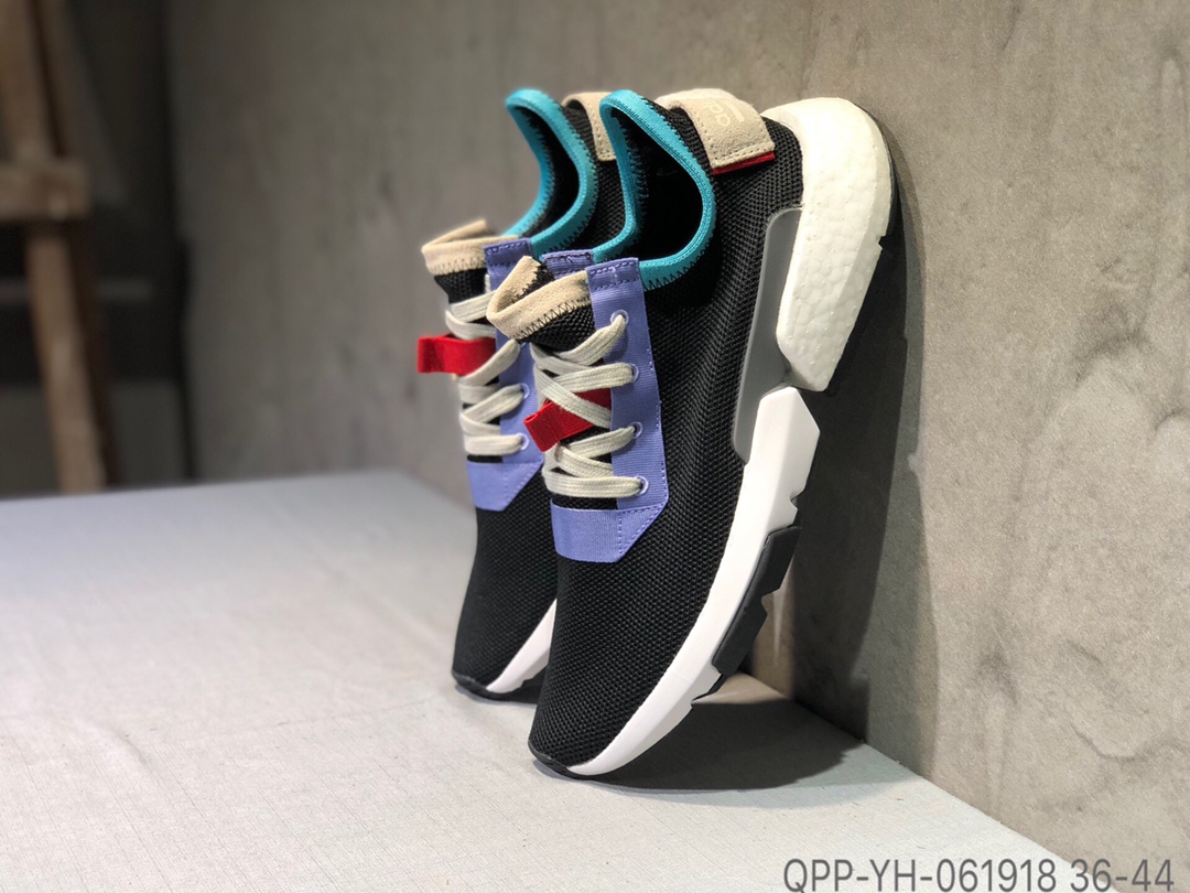 120福利特价 公司级真爆  Adidas POD-S3.1 真爆米花跑鞋