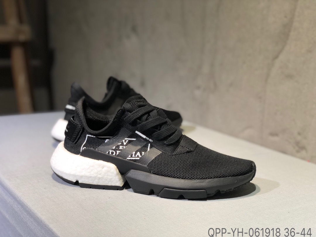 120福利特价 公司级真爆  Adidas POD-S3.1 真爆米花跑鞋