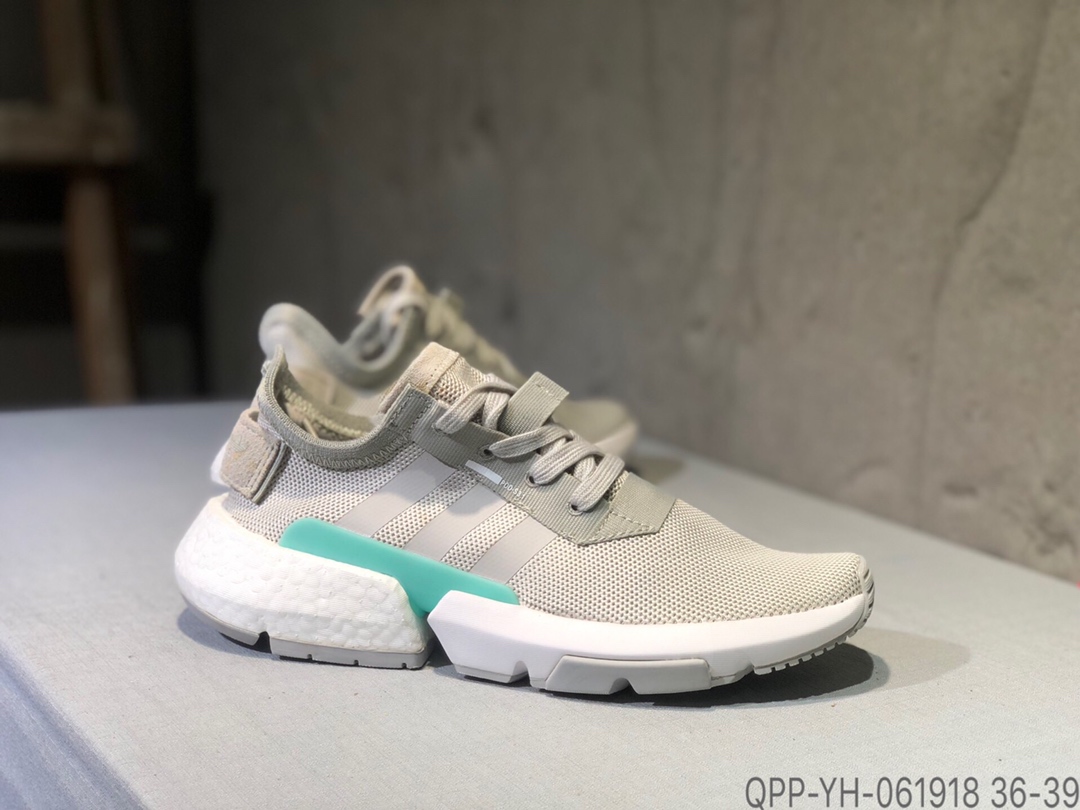 120福利特价 公司级真爆  Adidas POD-S3.1 真爆米花跑鞋