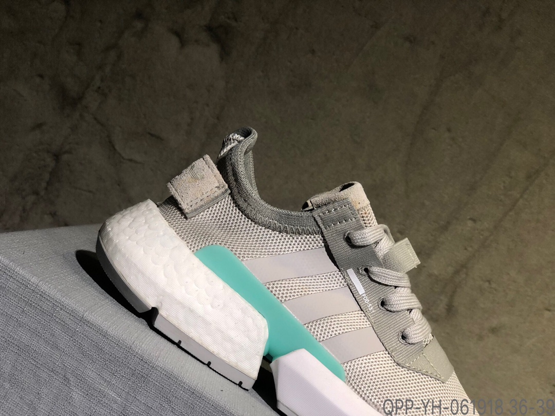 120福利特价 公司级真爆  Adidas POD-S3.1 真爆米花跑鞋