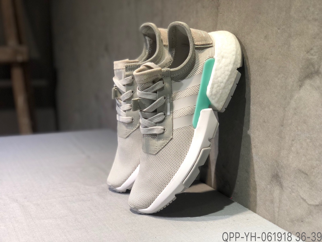 120福利特价 公司级真爆  Adidas POD-S3.1 真爆米花跑鞋