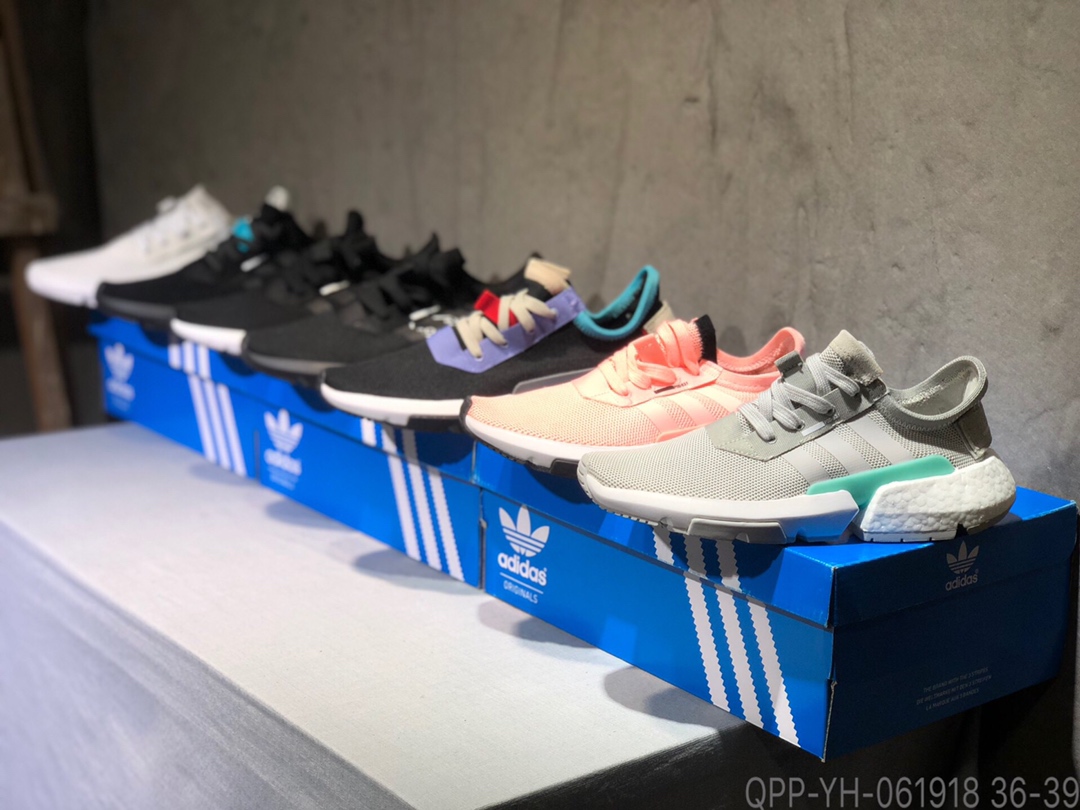 120福利特价 公司级真爆  Adidas POD-S3.1 真爆米花跑鞋