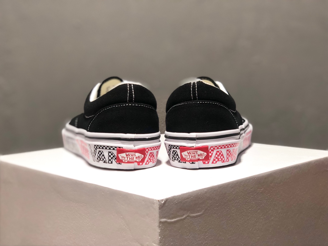 160硫化版本出货！万斯Vans Authentic AUT ERA  “VANS”侧边字滑板鞋 原厂硫化大底