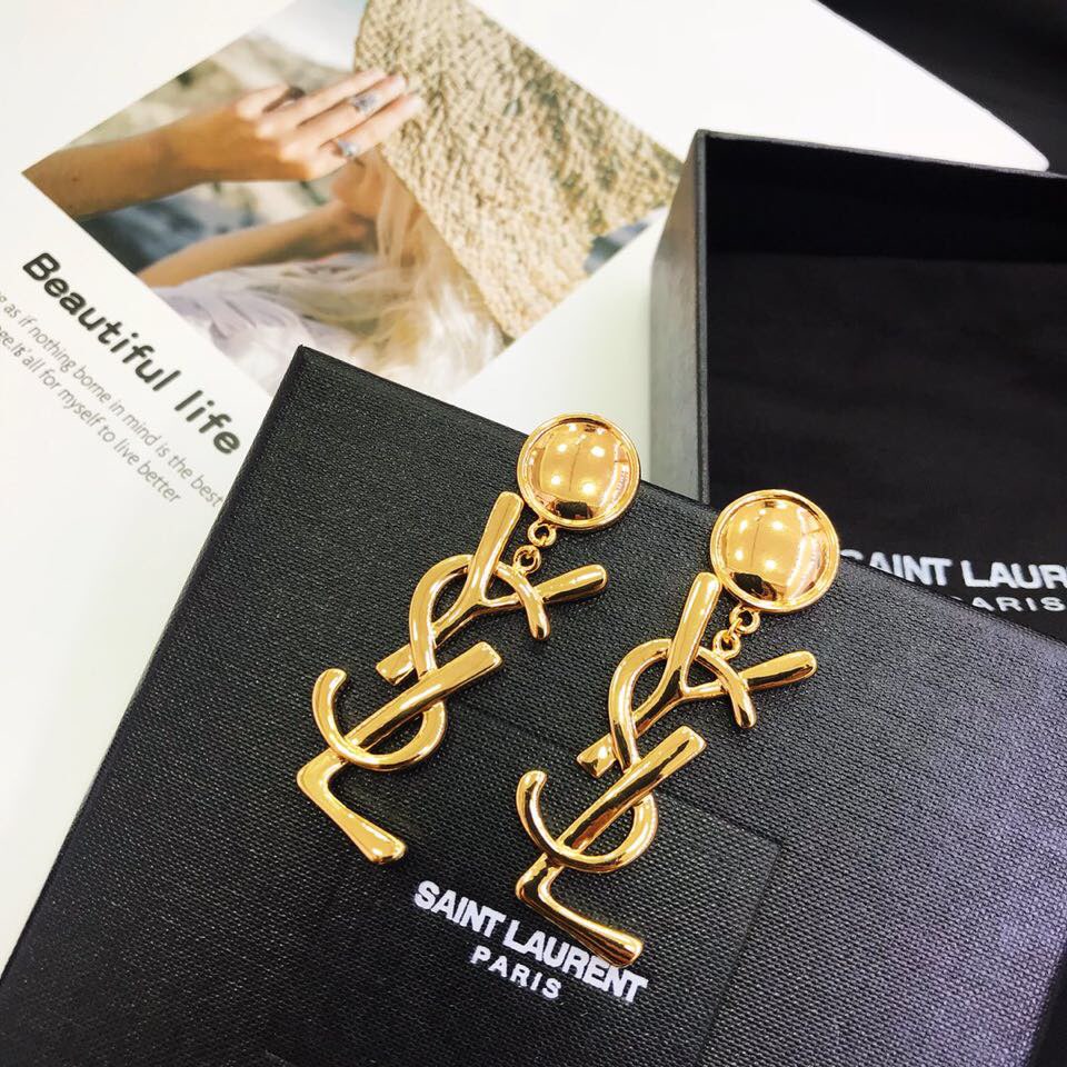 圣罗兰 Saint Laurent 高定典藏传世高定珠宝耳环项链戒指首饰 #7DC78F71 3