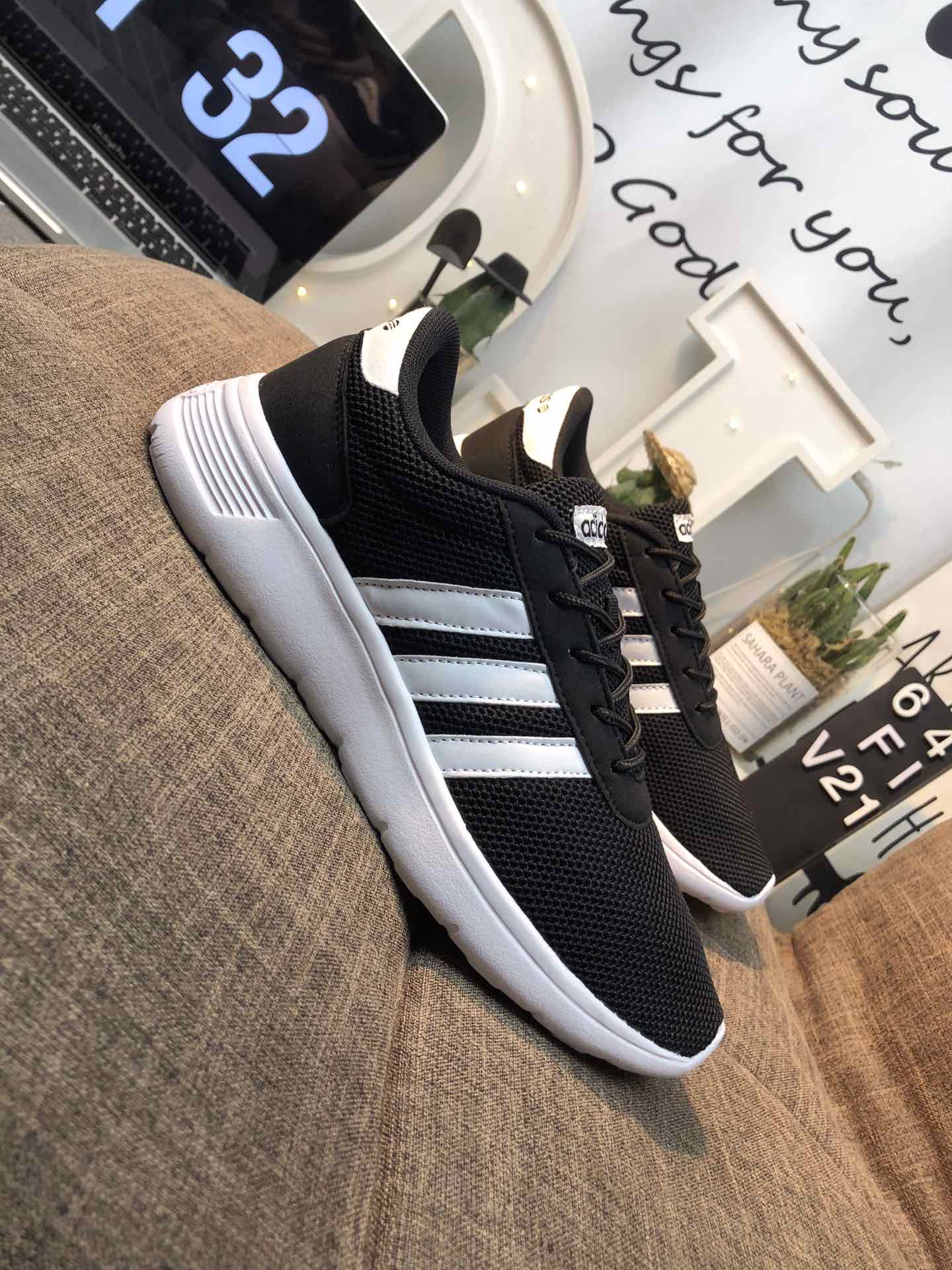 100真标 Adidas Vl Court 2.0 网面轻跑