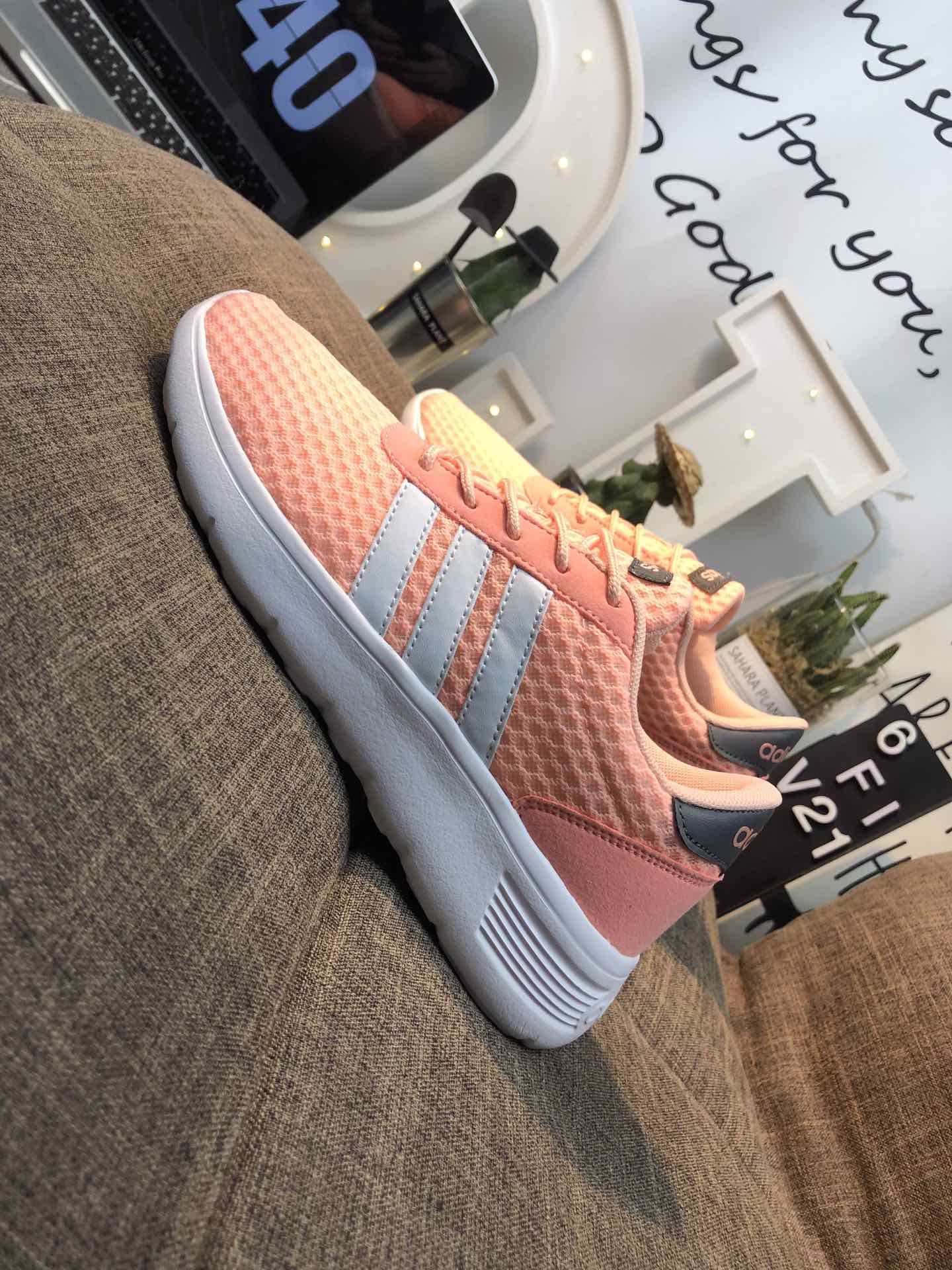 100真标 Adidas Vl Court 2.0 网面轻跑