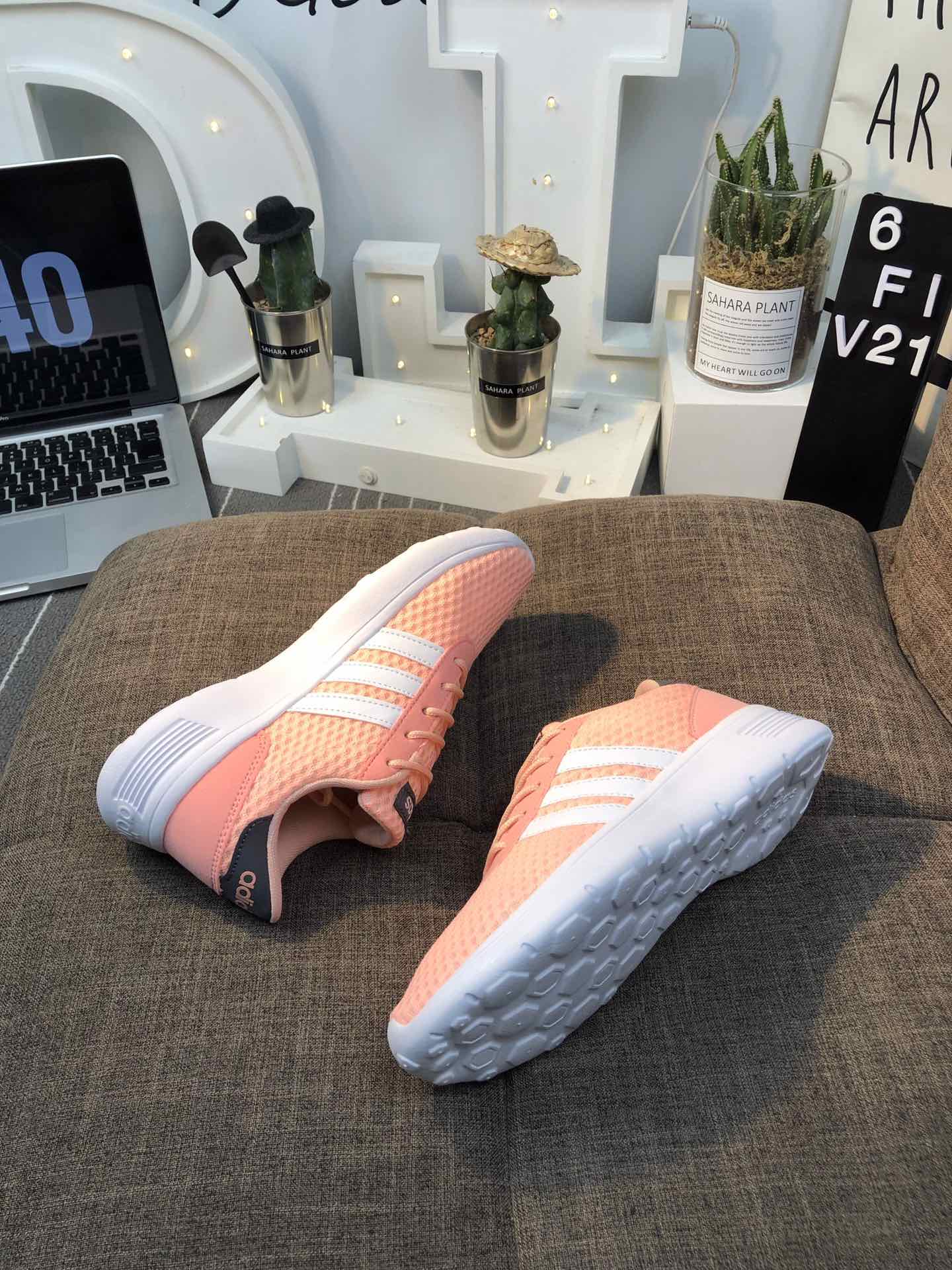 100真标 Adidas Vl Court 2.0 网面轻跑