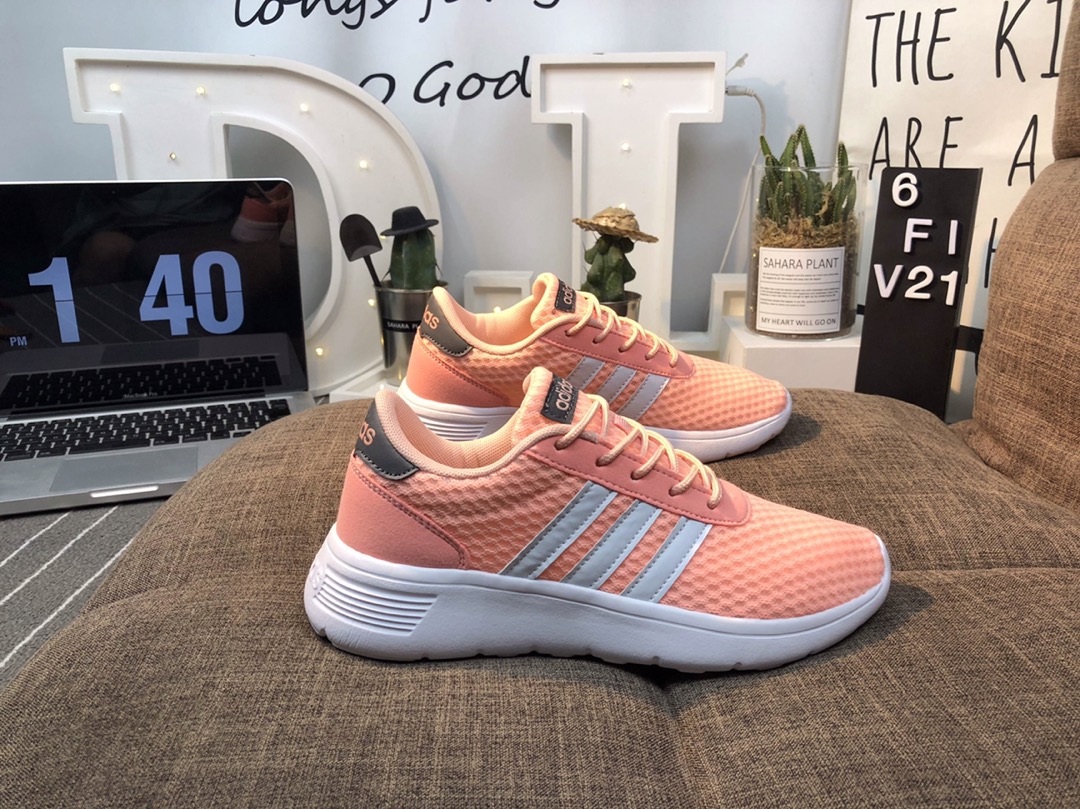 100真标 Adidas Vl Court 2.0 网面轻跑