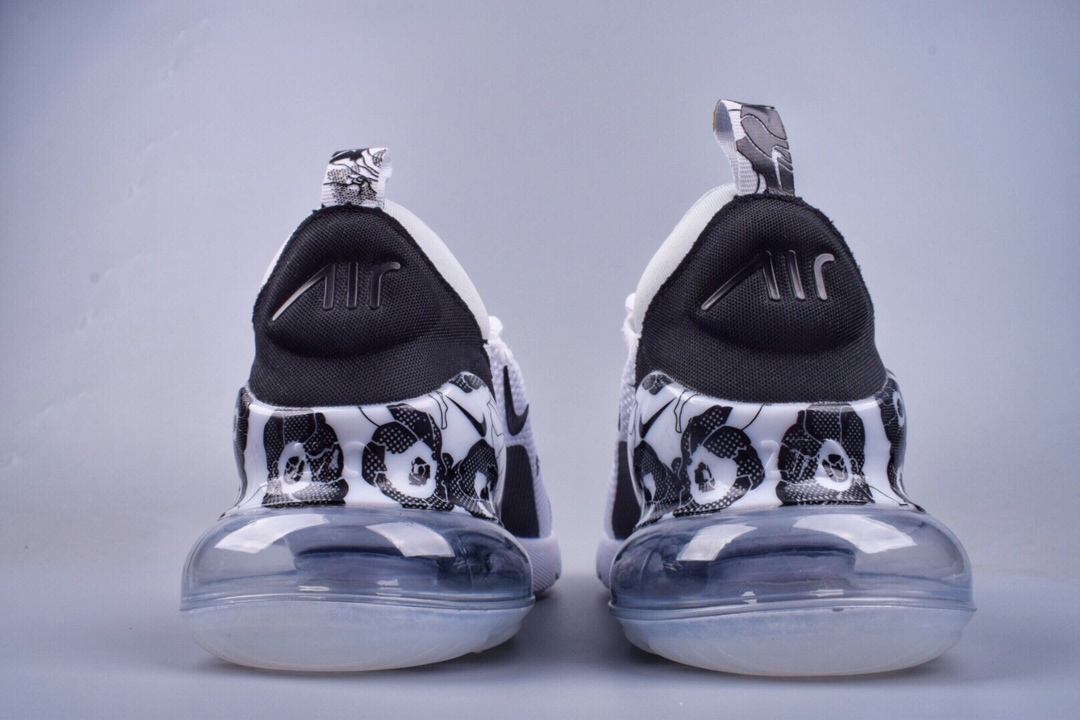 190全新原楦开发版型，正确氦气回弹气垫大底  官方新色，耐克 NIKE Air Max 270 漫威联名海浪镂空系列后跟半掌高弹气垫休闲运动百搭慢跑鞋AR0499-104 公司级真标带半码