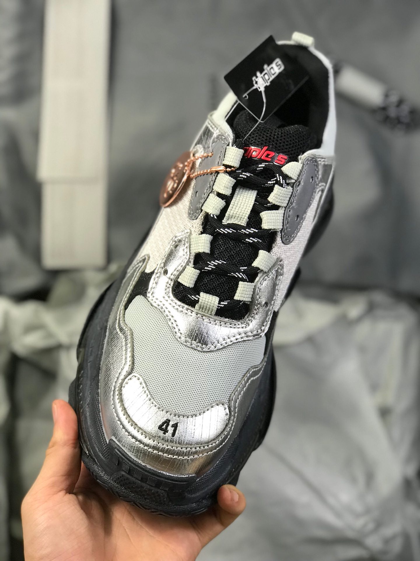 540新配色Balenciaga 巴黎世家 Triple S 3.0 三代复古休闲跑鞋 全组合氮气水晶大底