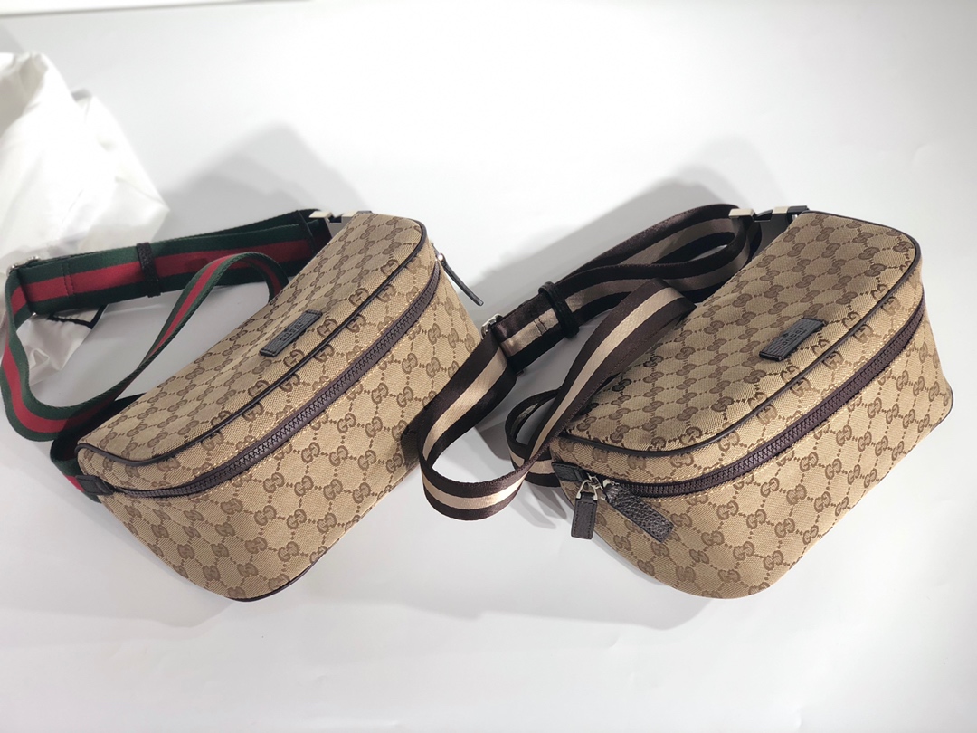 Gucci's most popular style, the latest fashionable chest bag! Fanny pack! Unisex! Made to order using imported original fabrics! Officially selli