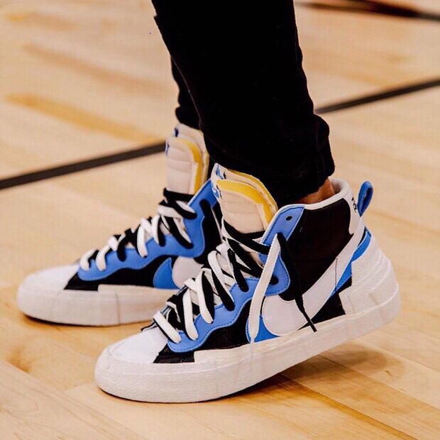 160 真标半码 Nike Blazer Mid x Sacai 联名 结构休闲板鞋BV0072-700 001