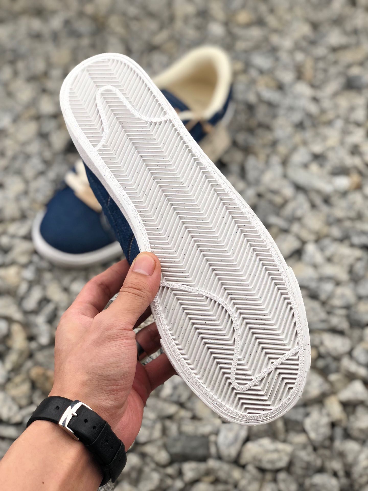 150耐克公司级Nike Blazer Low LX 开拓者低帮 牛仔布休闲运动板鞋 AV9371-506