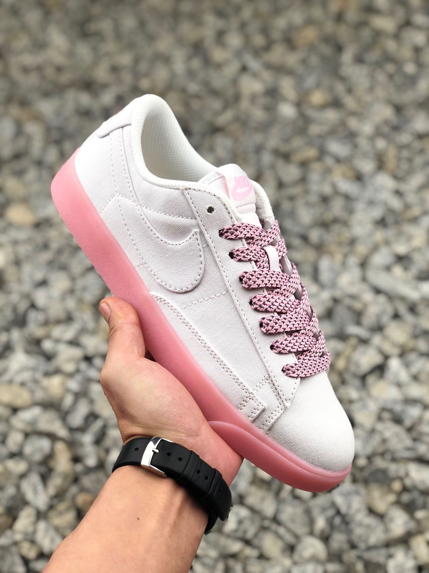 150耐克公司级Nike Blazer Low LX 开拓者低帮 牛仔布休闲运动板鞋 AV9371-116
