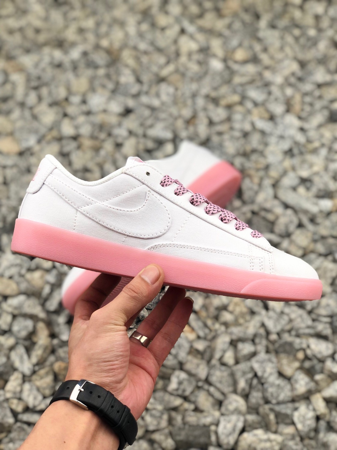 150耐克公司级Nike Blazer Low LX 开拓者低帮 牛仔布休闲运动板鞋 AV9371-116