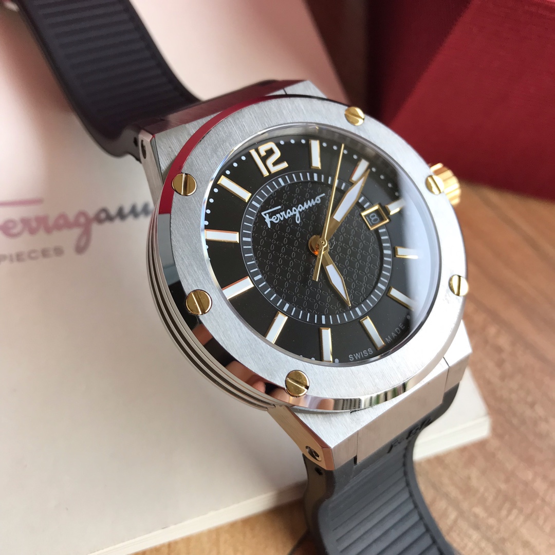Original Ferragamo F8 Flagship Watch with Swiss Stone Core and Sapphire Glass - 图片 3