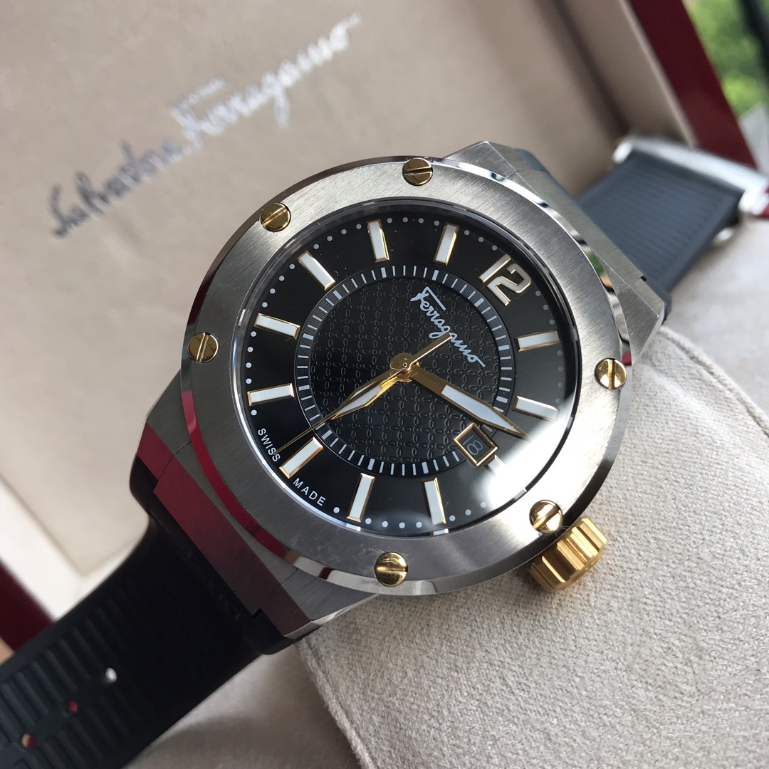 Original Ferragamo F8 Flagship Watch with Swiss Stone Core and Sapphire Glass - 图片 9