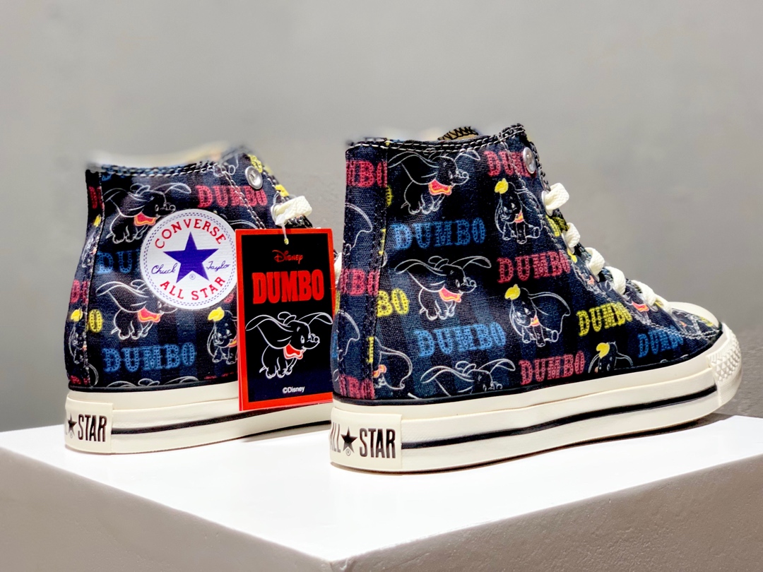 150Converse All Star Dumbo 匡威日本限定迪士尼小飞象联名 出口订单品质 原盒原标