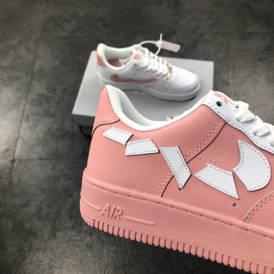 220Nike Air Force 1 Low 耐克 不规则拼接 空军低帮板鞋 Ins爆款 泫雅风结合 杨幂上脚同款当下火热元素 315124-600