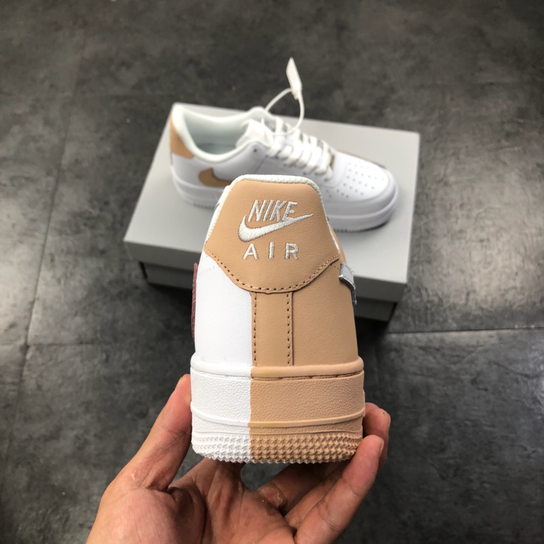 220Nike Air Force 1 Low 耐克 不规则拼接 空军低帮板鞋 Ins爆款 泫雅风结合 杨幂上脚同款当下火热元素 315124-200